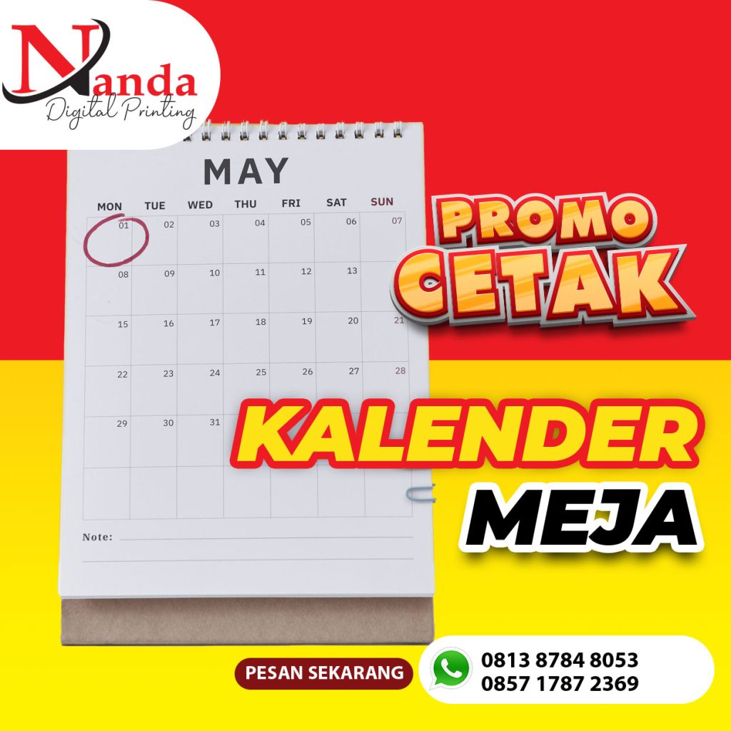 Jasa Cetak Cepat Kalender Meja di Jakarta