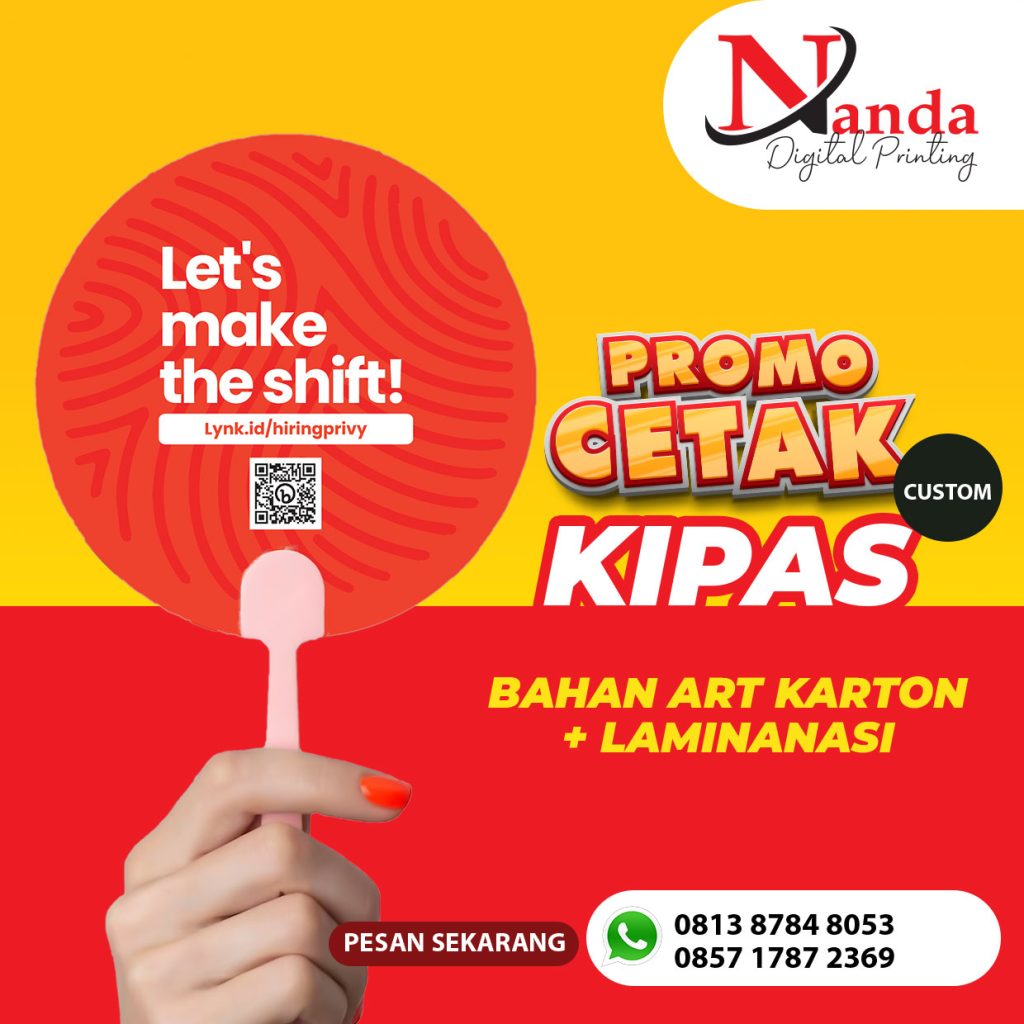 Jasa Cetak Cepat Kipas di Jakarta