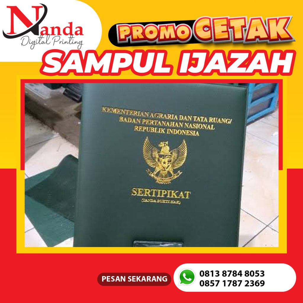 Jasa Cetak Cepat Sampul Ijazah di Jakarta