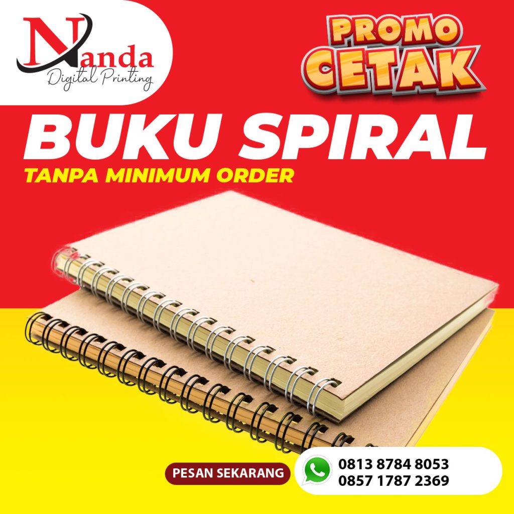 Jasa Cetak Cepat Buku Spiral di Jakarta